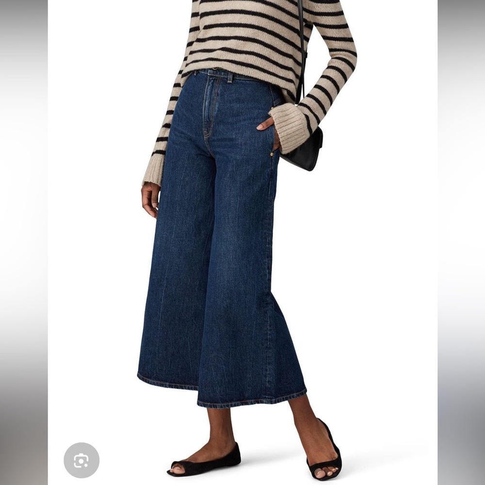 Khaite Darcy high rise Wide-Leg Blue Jeans